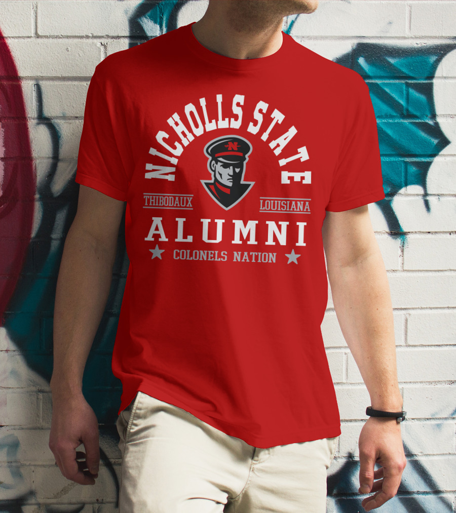Nicholls State University Alumni Colonels Nation Thibodaux Louisiana T-Shirt