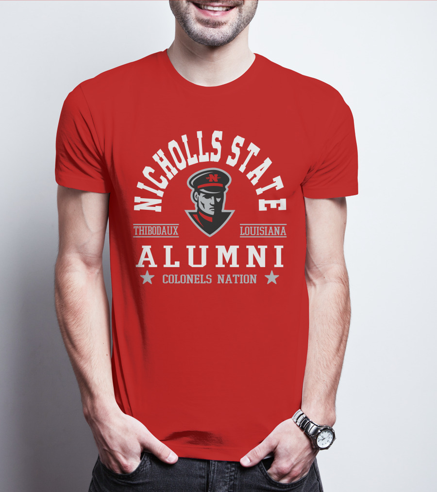 Nicholls State University Alumni Colonels Nation Thibodaux Louisiana T-Shirt