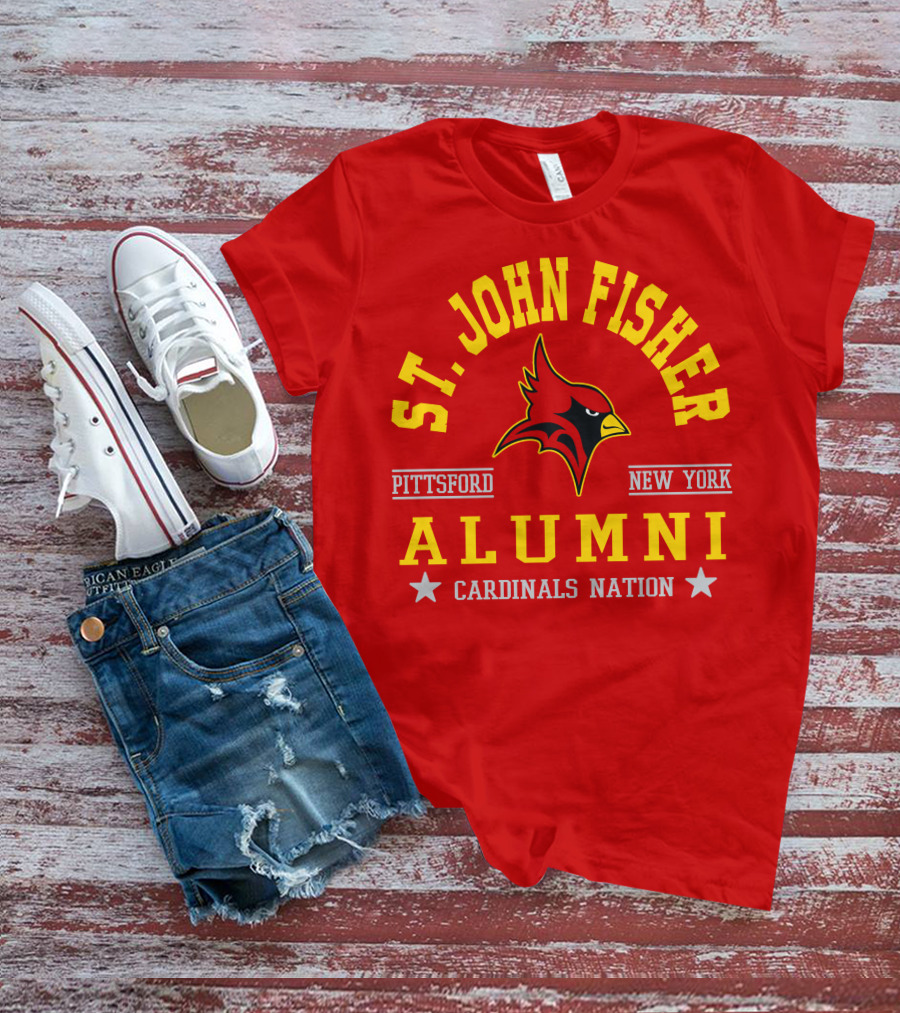 St John Fisher Cardinals Alumni Pittsford New York Nation T-Shirt
