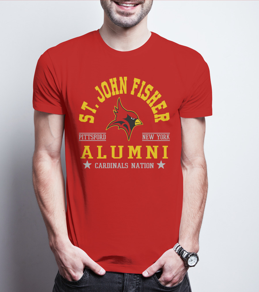 St John Fisher Cardinals Alumni Pittsford New York Nation T-Shirt