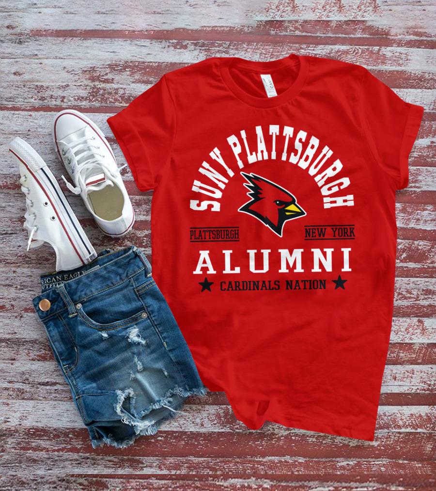 SUNY Plattsburgh New York Alumni Cardinals Nation T-Shirt