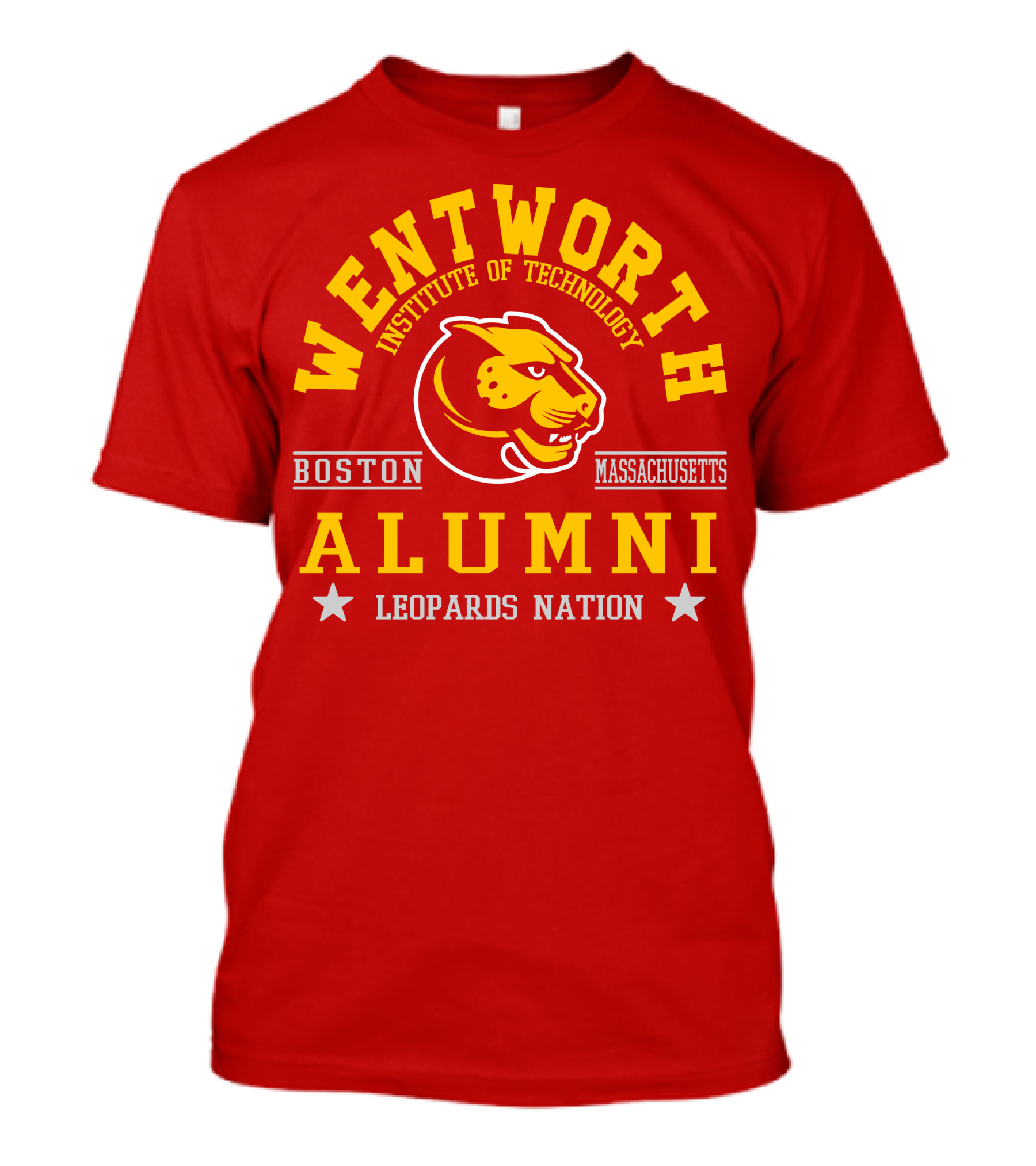 Wentworth Institute Of Technology Alumni Leopards Nation Boston Massachusetts T-Shirt