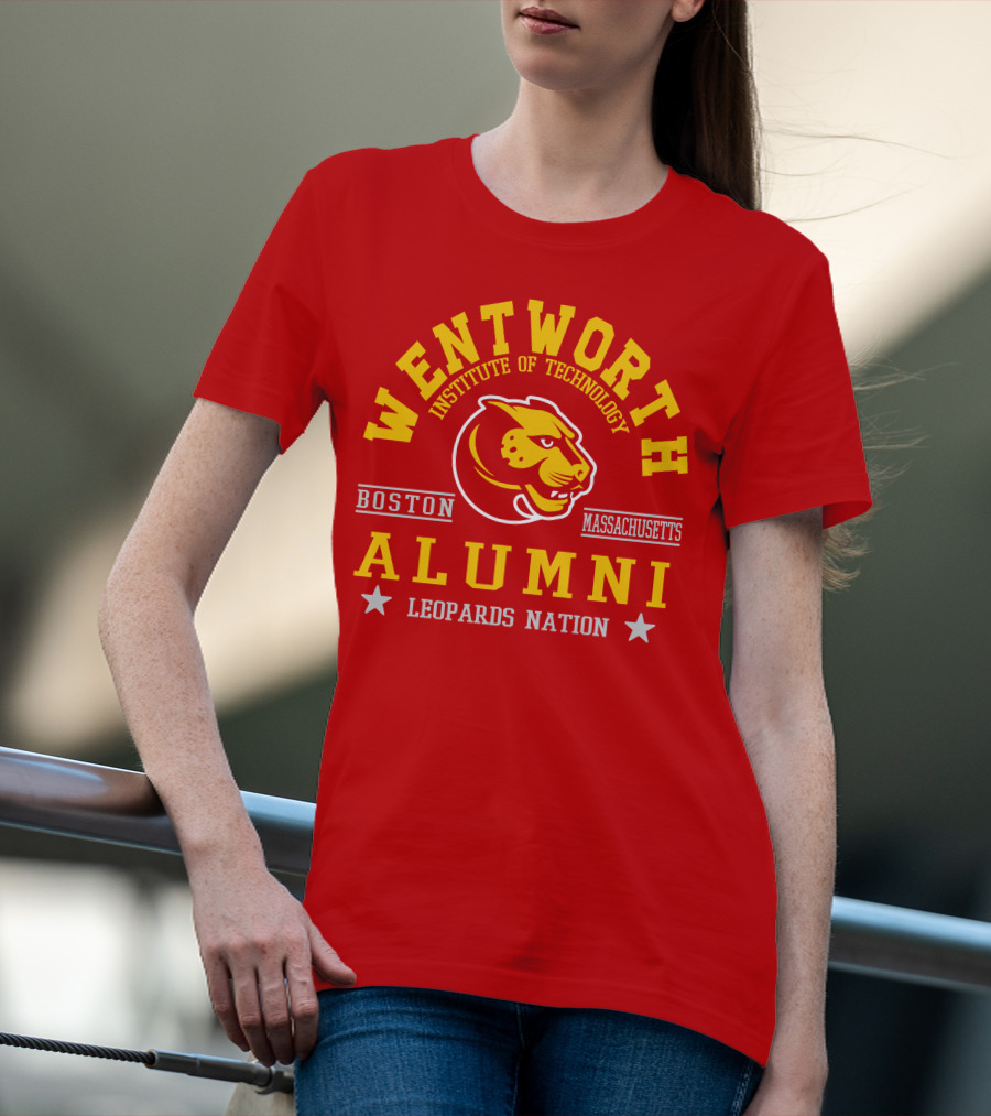 Wentworth Institute Of Technology Alumni Leopards Nation Boston Massachusetts T-Shirt