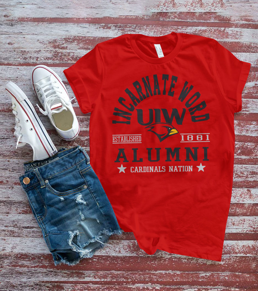 Incarnate Word UIW Cardinals Alumni Established 1881 Nation T-Shirt