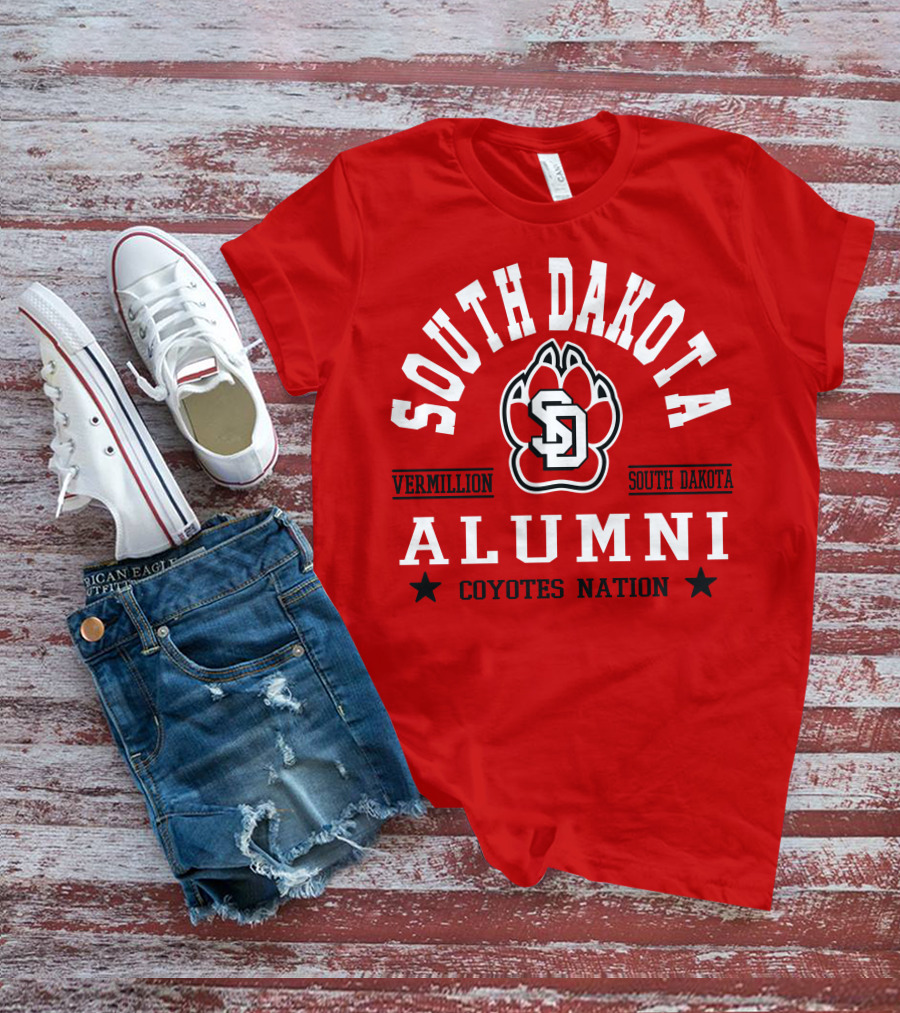 South Dakota Alumni Coyotes Nation Vermillion SD T-Shirt