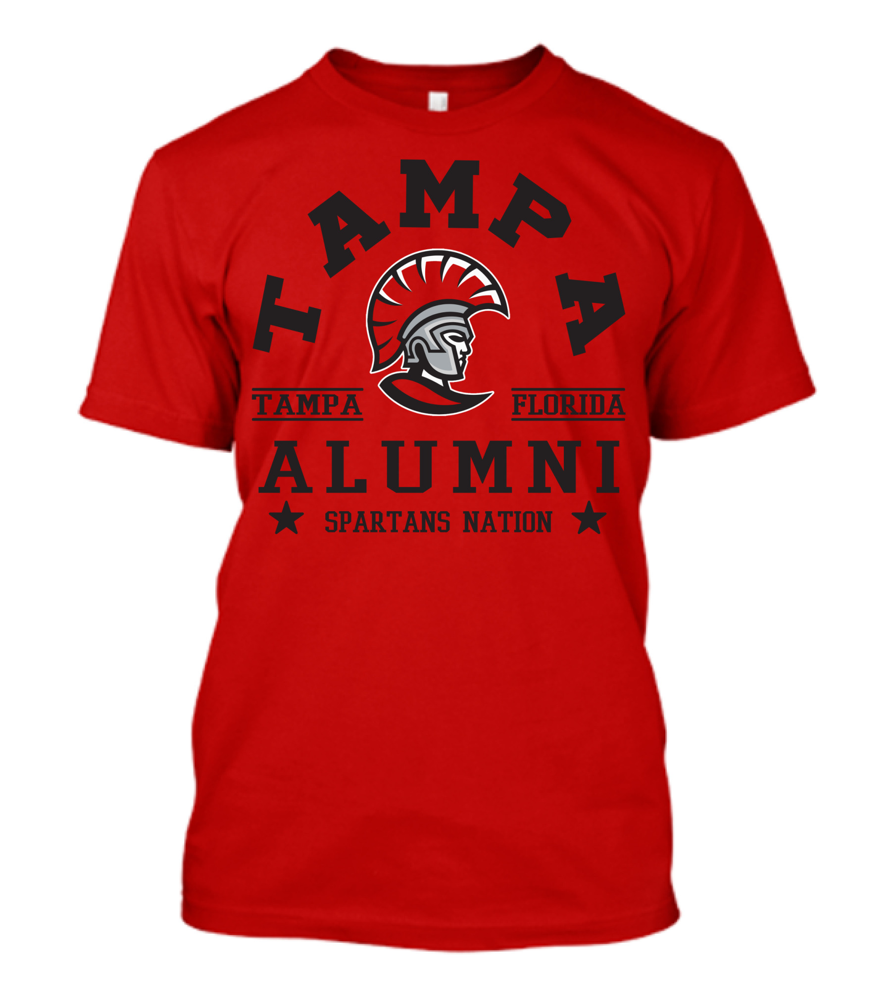 Tampa Florida Alumni Spartans Nation T-Shirt