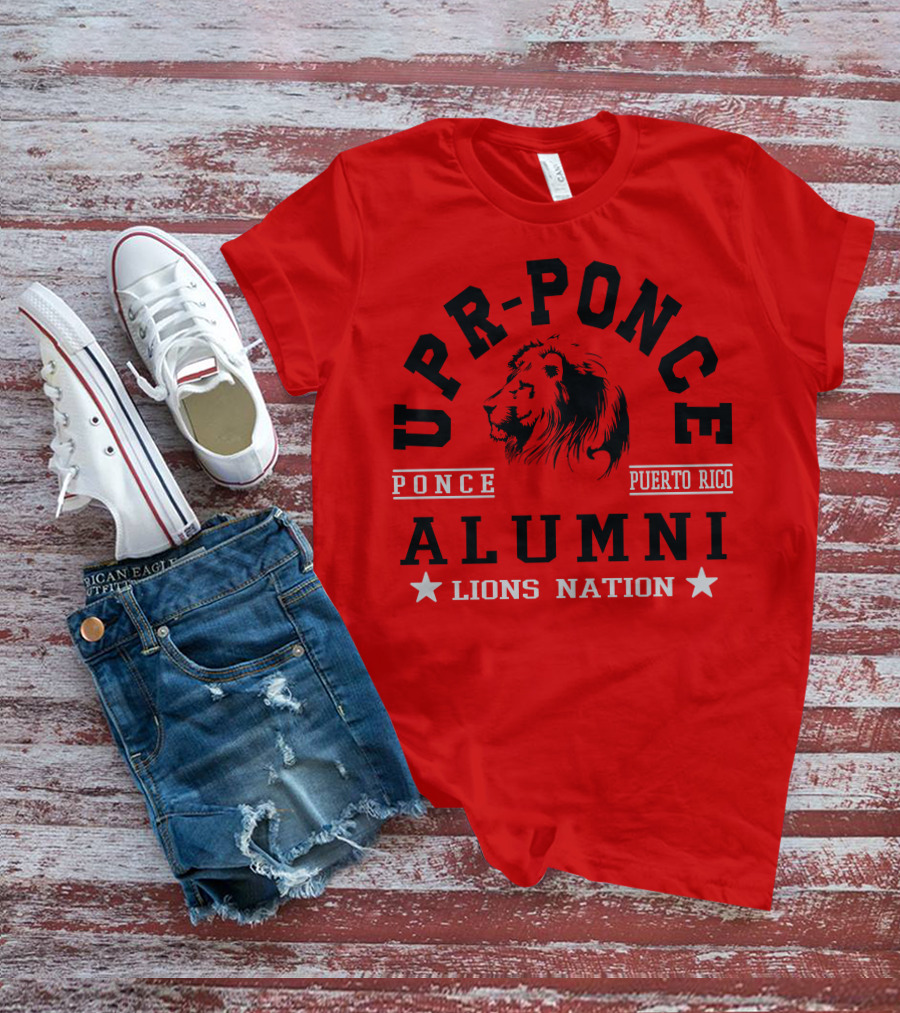 UPR-Ponce Alumni Puerto Rico Lions Nation T-Shirt