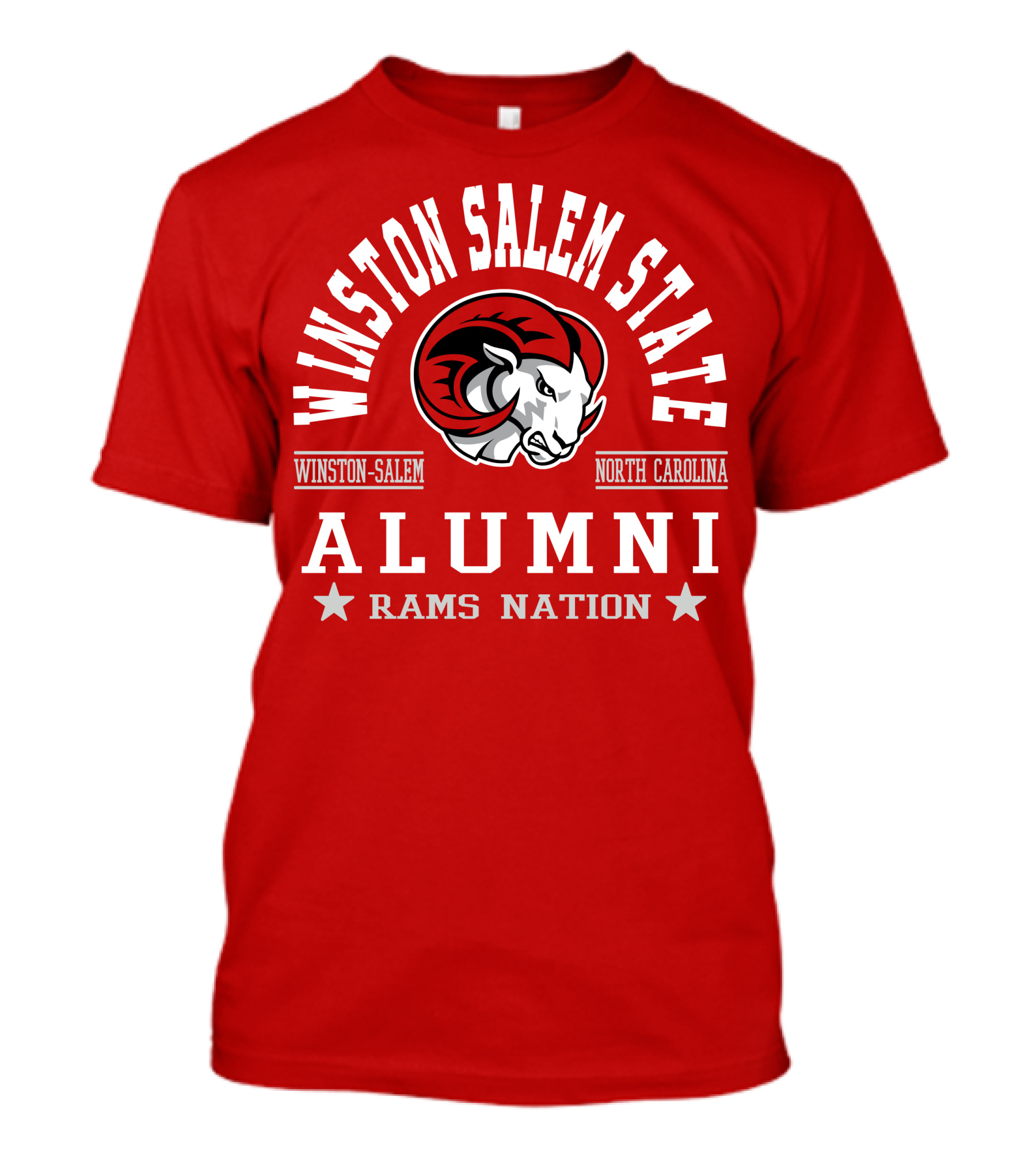 Winston-Salem State University Alumni Rams Nation North Carolina T-Shirt