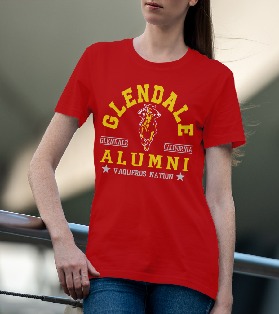 Glendale California Alumni Vaqueros Nation T-Shirt