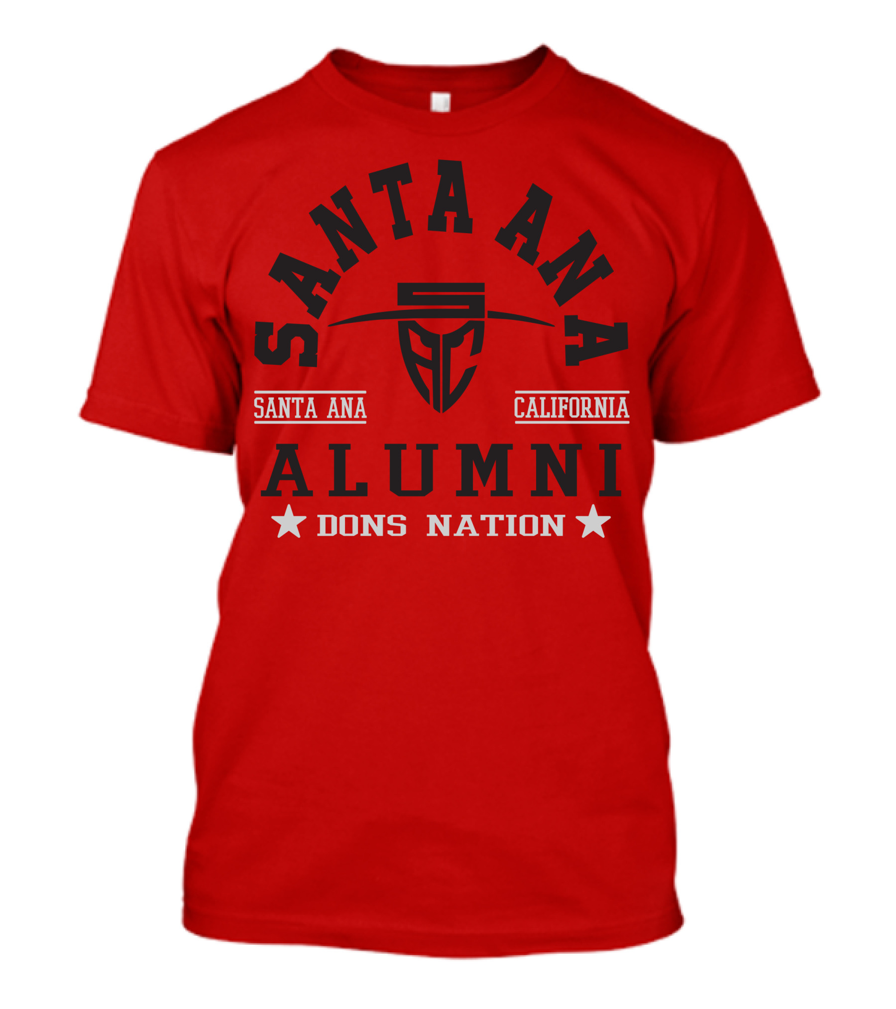 Santa Ana California Alumni Dons Nation T-Shirt