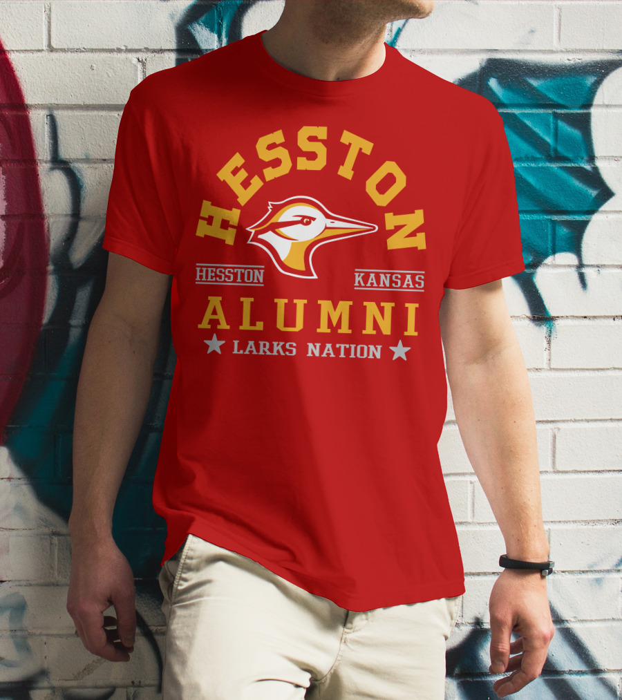 Hesston Kansas Alumni Larks Nation Hesston T-Shirt