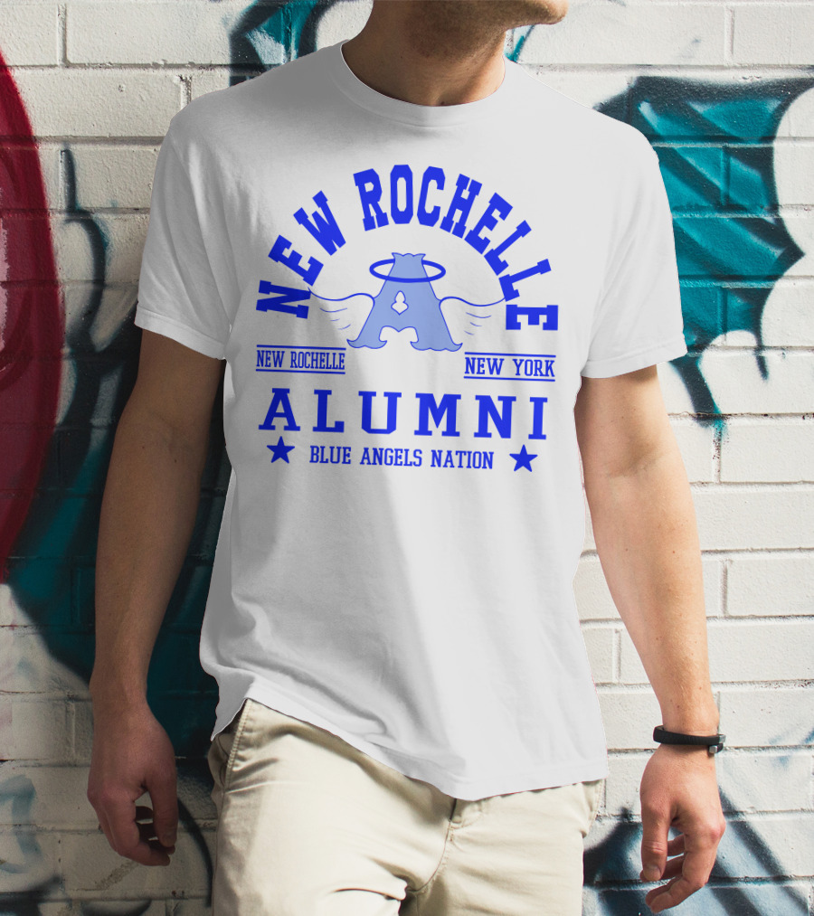 New Rochelle Alumni Blue Angels Nation New York T-Shirt
