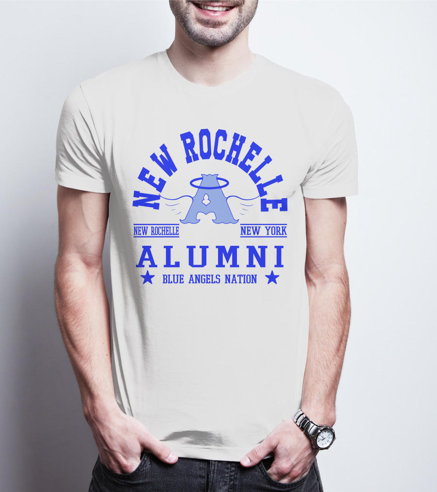 New Rochelle Alumni Blue Angels Nation New York T-Shirt