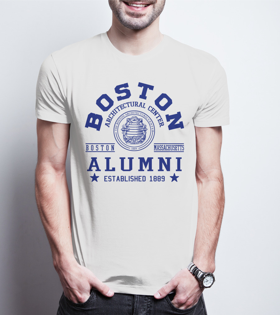 Boston Architectural Center Alumni Established 1889 Boston Massachusetts T-Shirt