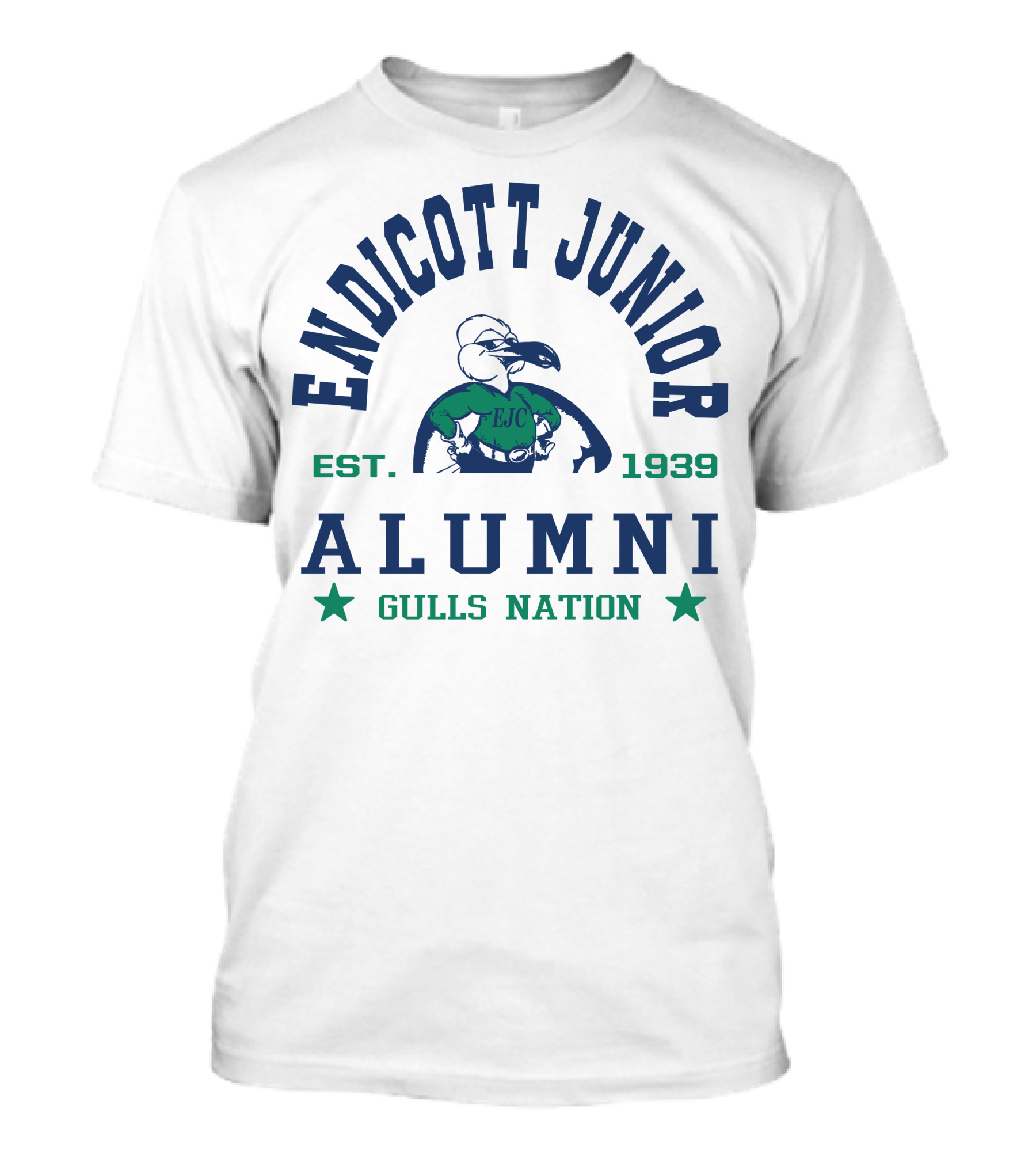 Endicott Junior Alumni Est. 1939 Gulls Nation EJC T-Shirt