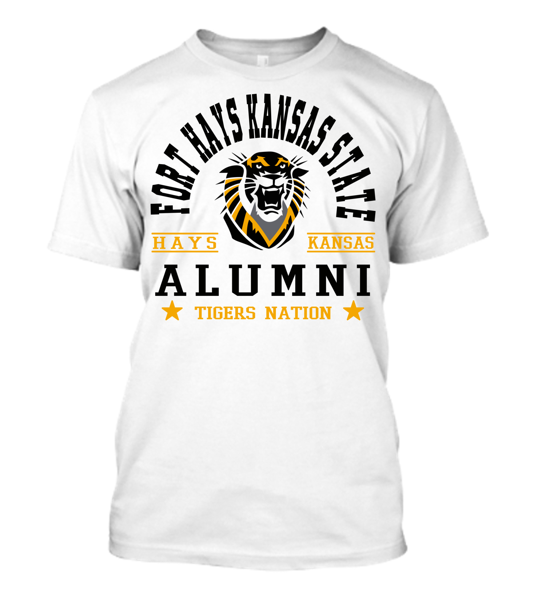 Fort Hays Kansas State Alumni Tigers Nation Hays Kansas T-Shirt