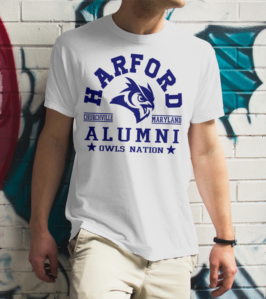Harford Alumni Owls Nation Churchville Maryland T-Shirt