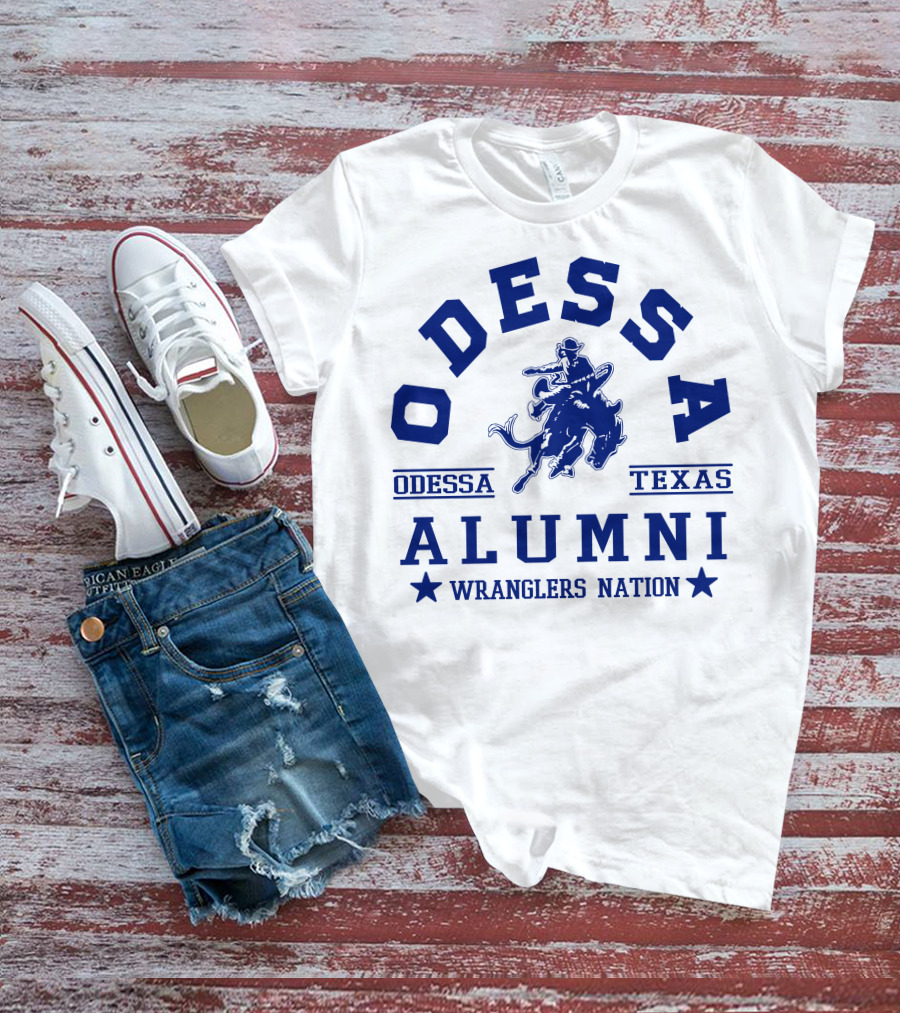 Odessa Texas Alumni Wranglers Nation T-Shirt