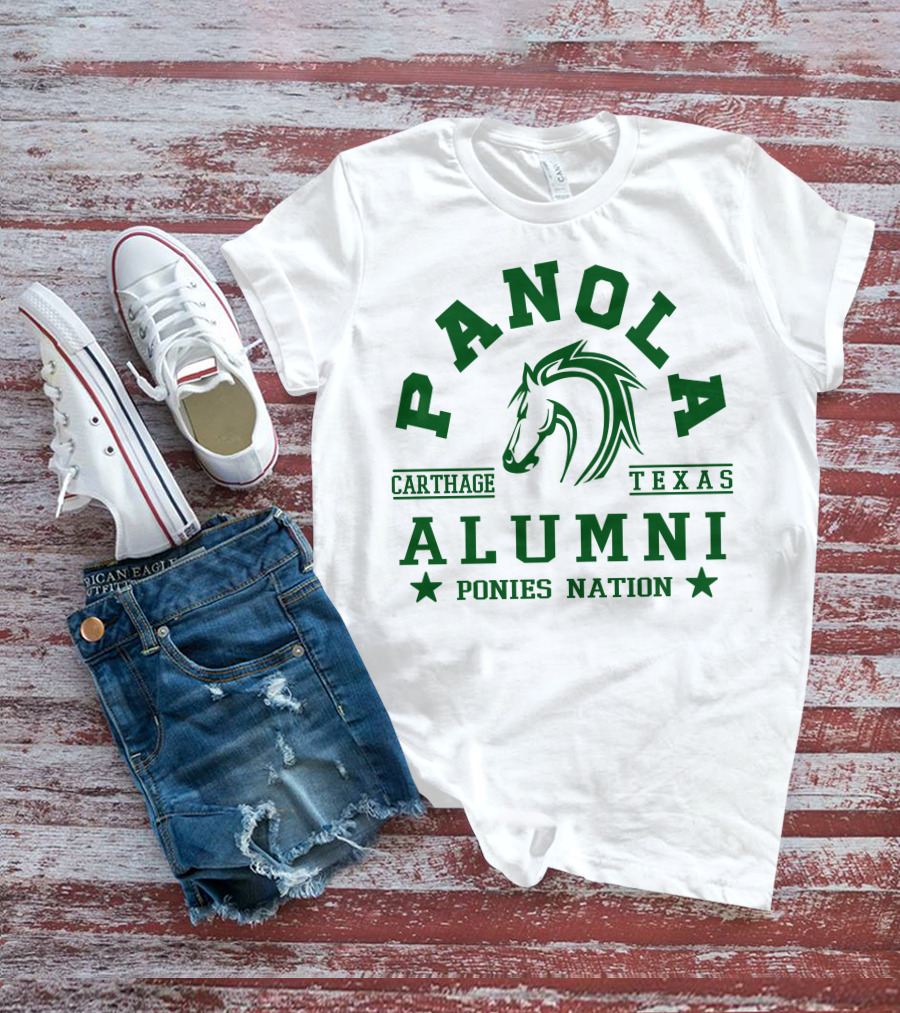 Panola Carthage Texas Alumni Ponies Nation T-Shirt