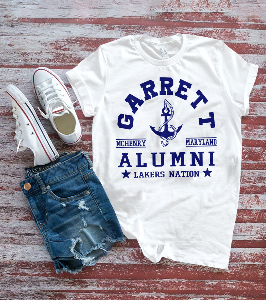 Garrett Alumni McHenry Maryland Lakers Nation T-Shirt