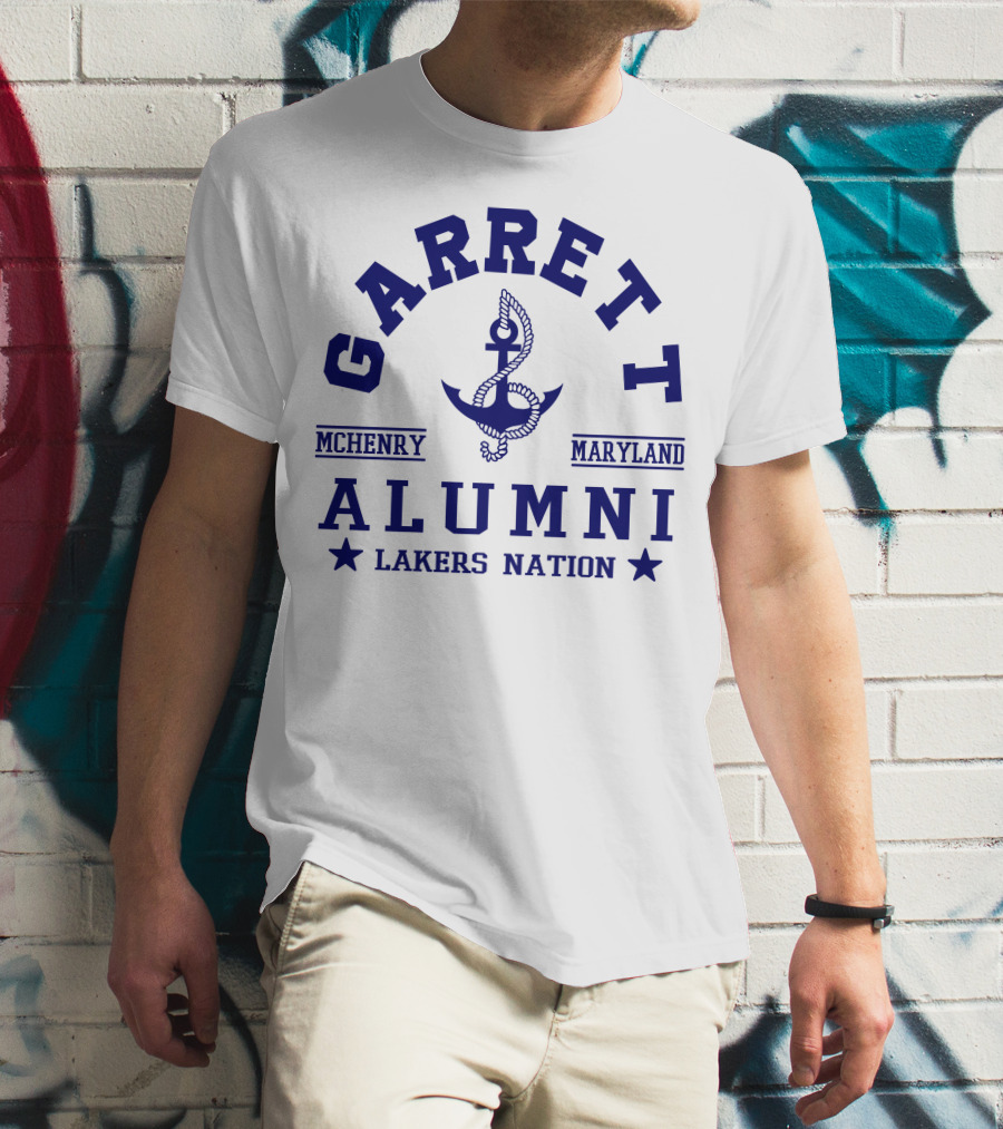 Garrett Alumni McHenry Maryland Lakers Nation T-Shirt