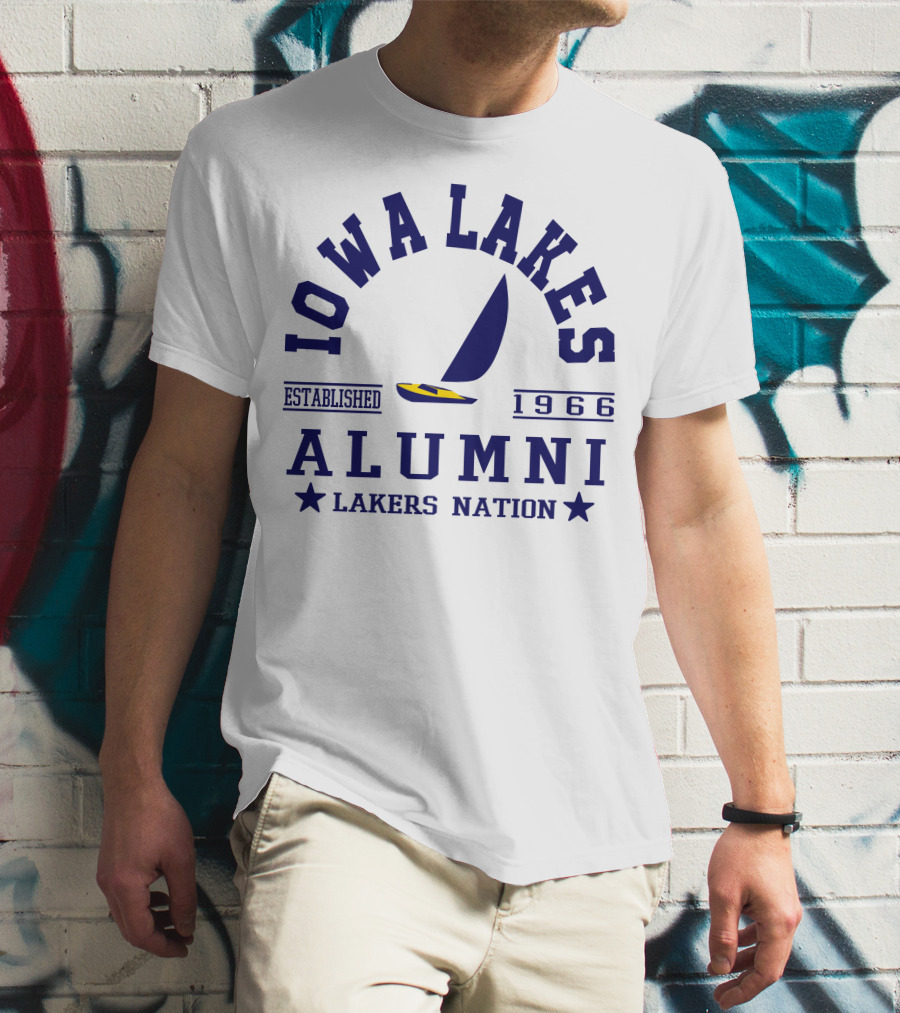 Iowa Lakes Alumni Established 1966 Lakers Nation T-Shirt