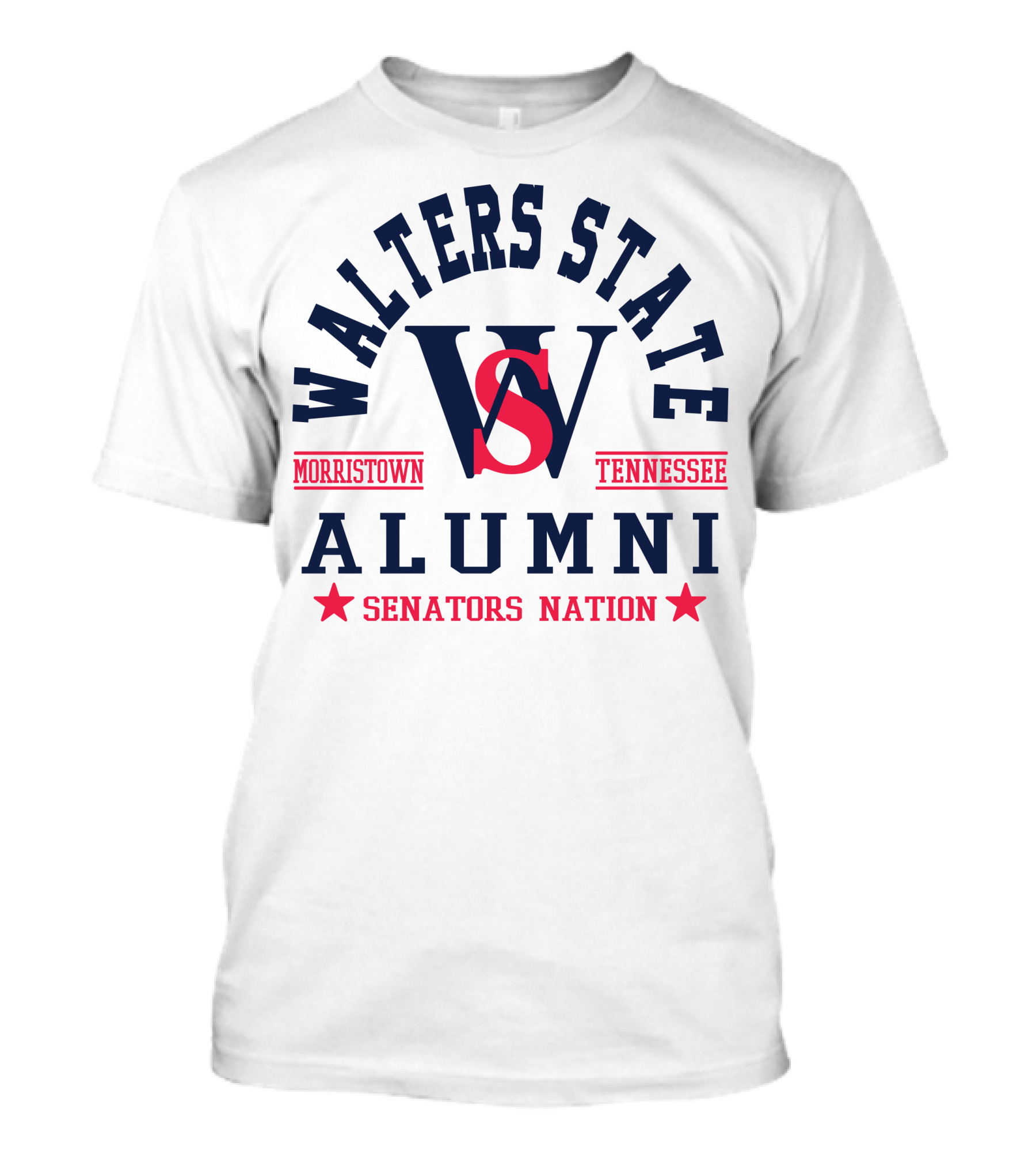 Walters State Alumni Morristown Tennessee Senators Nation T-Shirt