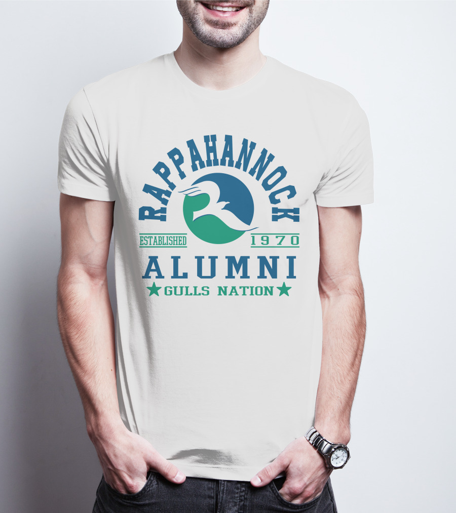 Rappahannock Alumni Established 1970 Gulls Nation T-Shirt