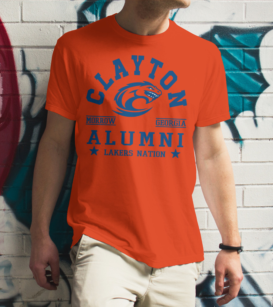 Clayton Morrow Georgia Alumni Lakers Nation T-Shirt
