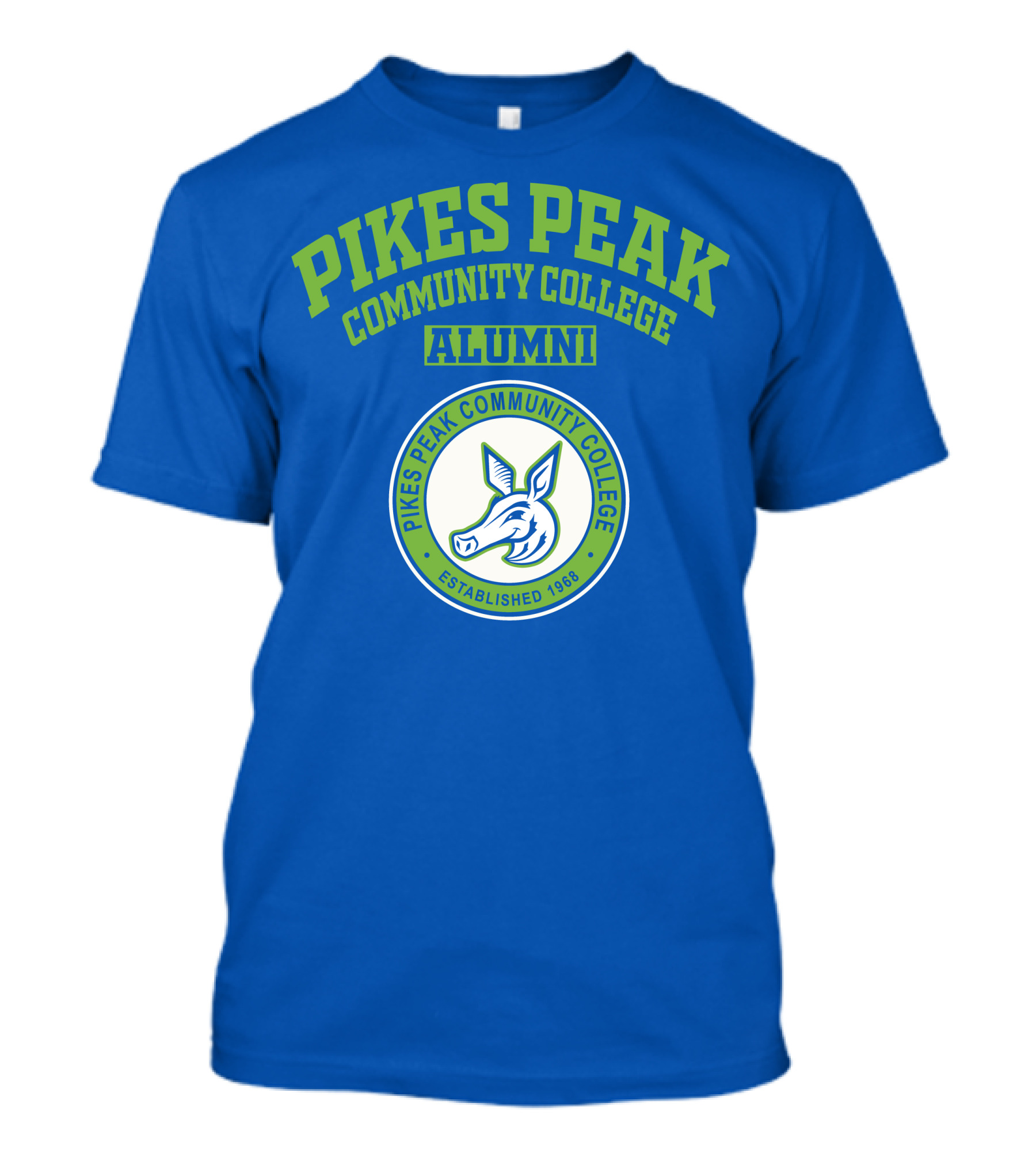 Pikes Peak Community College Alumni Established 1968 T-Shirt