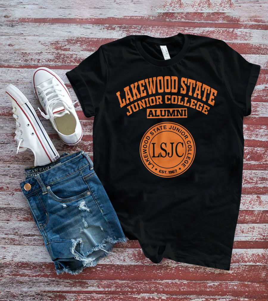 Lakewood State Junior College Alumni LSJC Est. 1967 Orange T-Shirt
