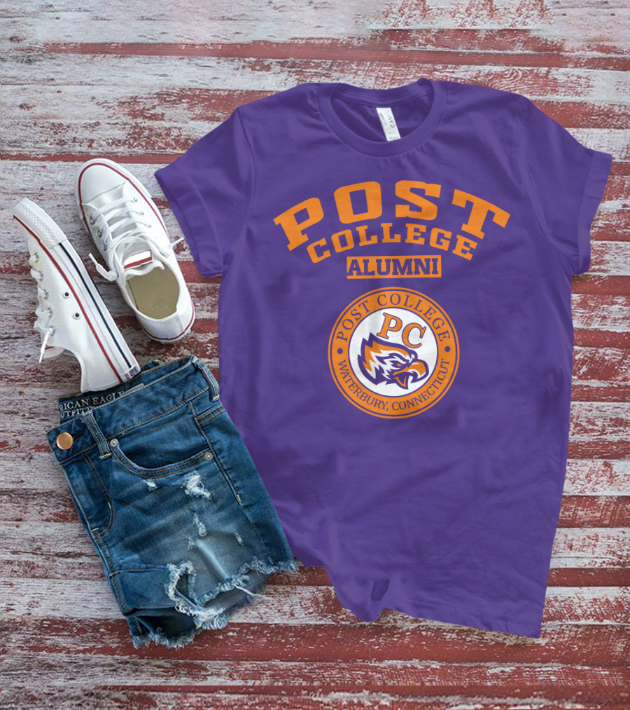 POST COLLEGE ALUMNI PC WATERBURY CONNECTICUT EAGLE T-Shirt