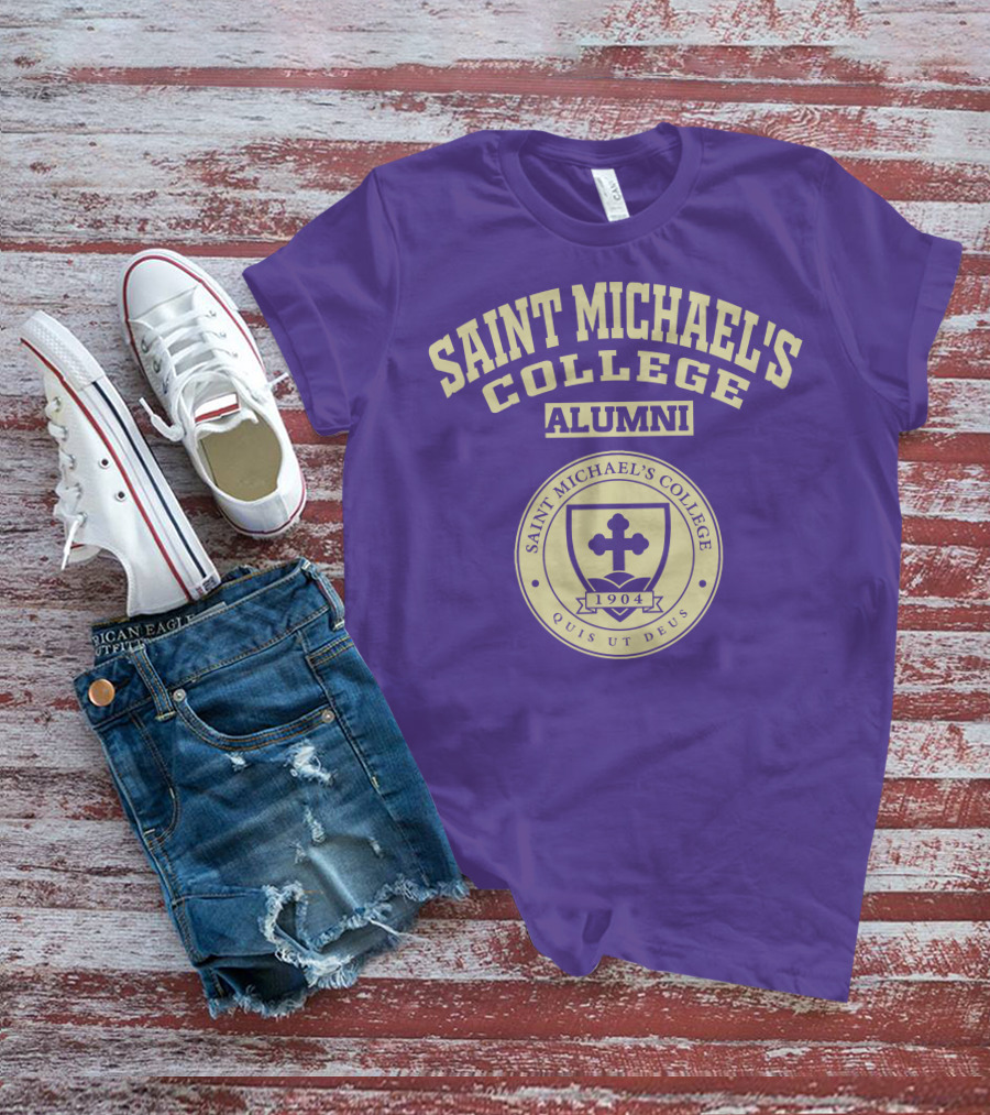 Saint Michael's College Alumni 1904 Quis Ut Deus T-Shirt