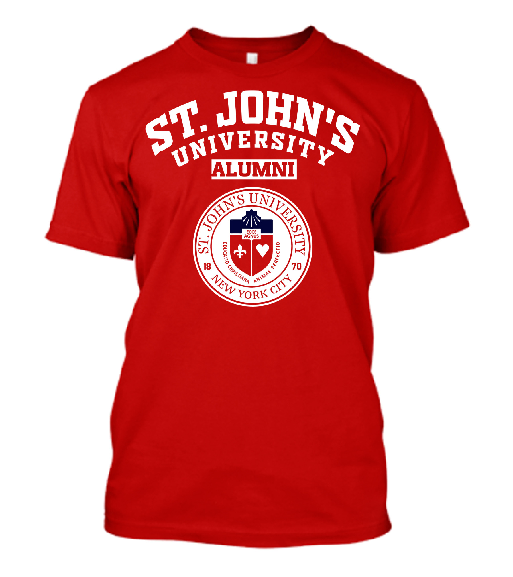 St. John's University Alumni New York City 1870 Ecce Agnus T-Shirt