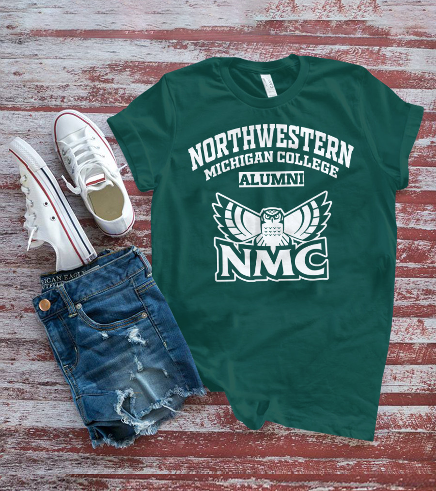Northwestern Michigan College Alumni NMC Owl T-Shirt