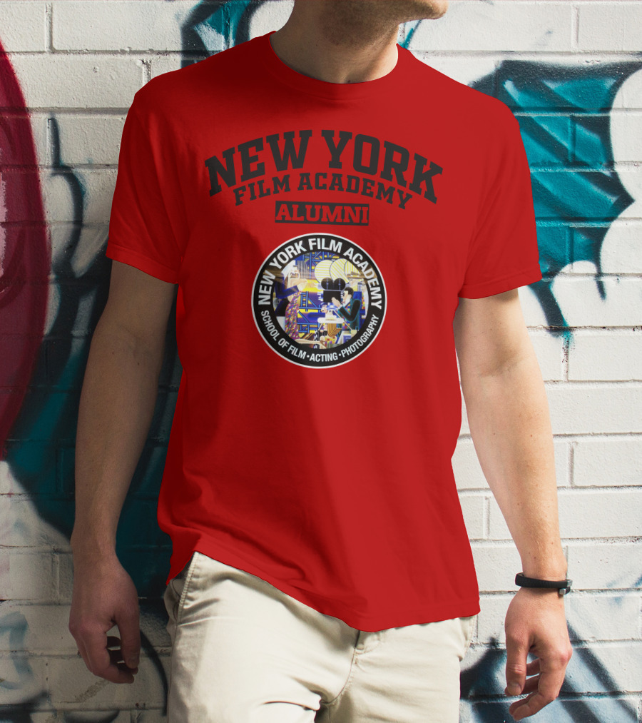 NEW YORK FILM ACADEMY ALUMNI SCHOOL OF FILM ACTING PHOTOGRAPHY T-Shirt