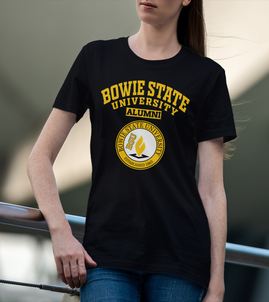 Bowie State University Alumni BSU Established 1865 T-Shirt