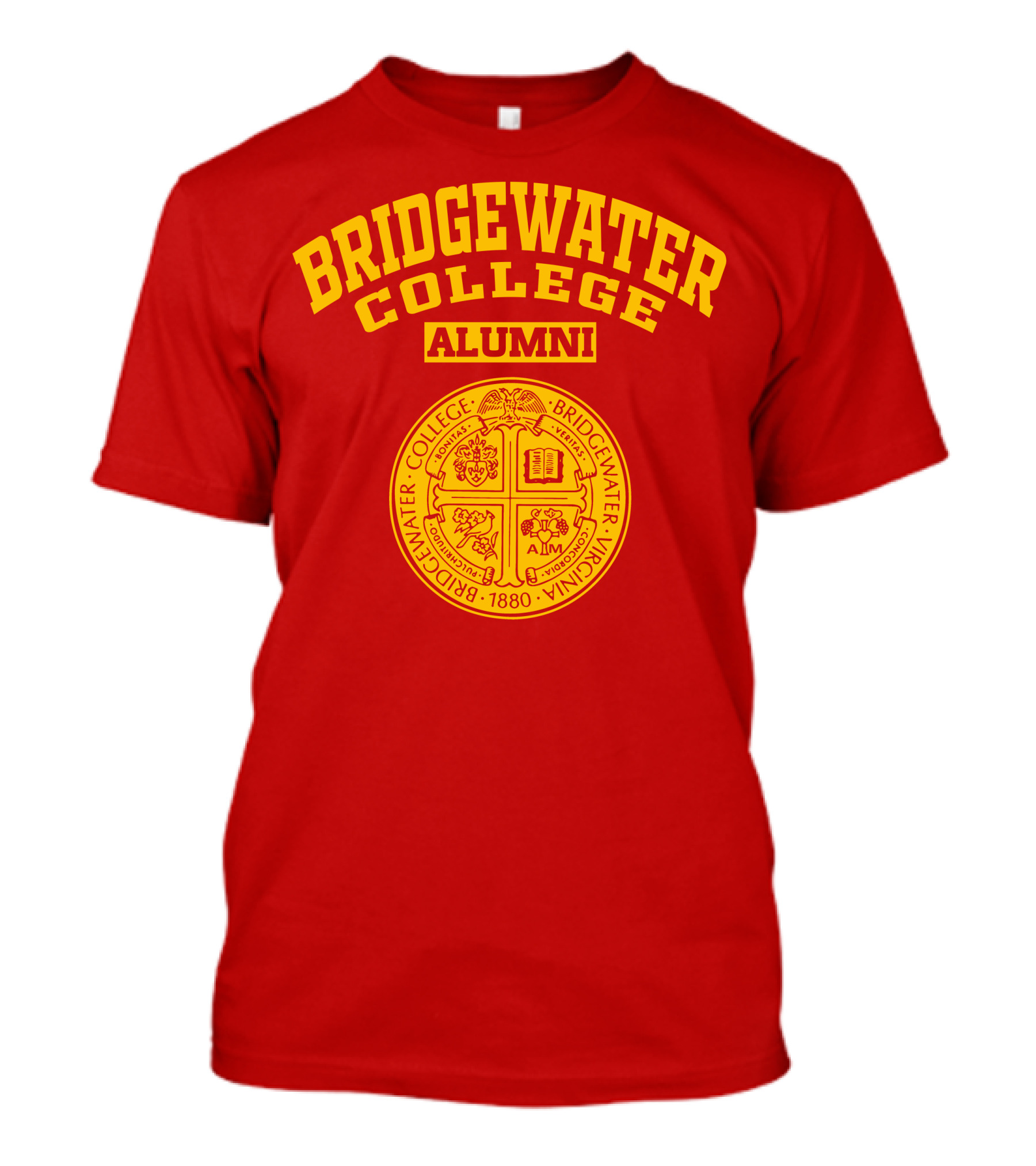 Bridgewater College Alumni Seal Virginia 1880 Crest T-Shirt