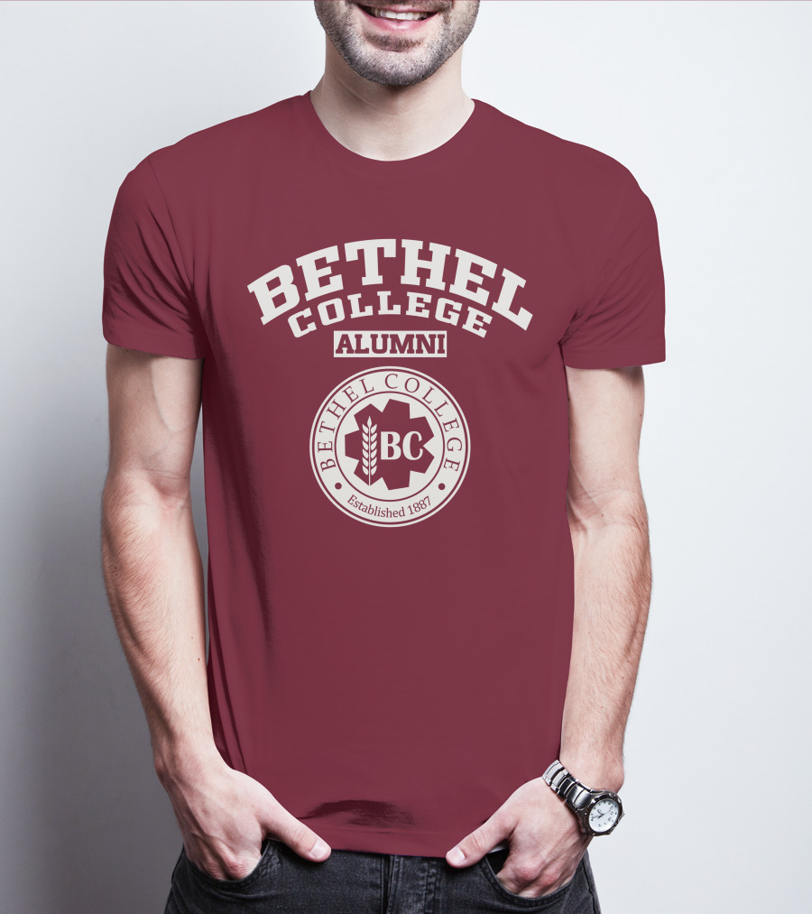 Bethel College Alumni BC Established 1887 T-Shirt