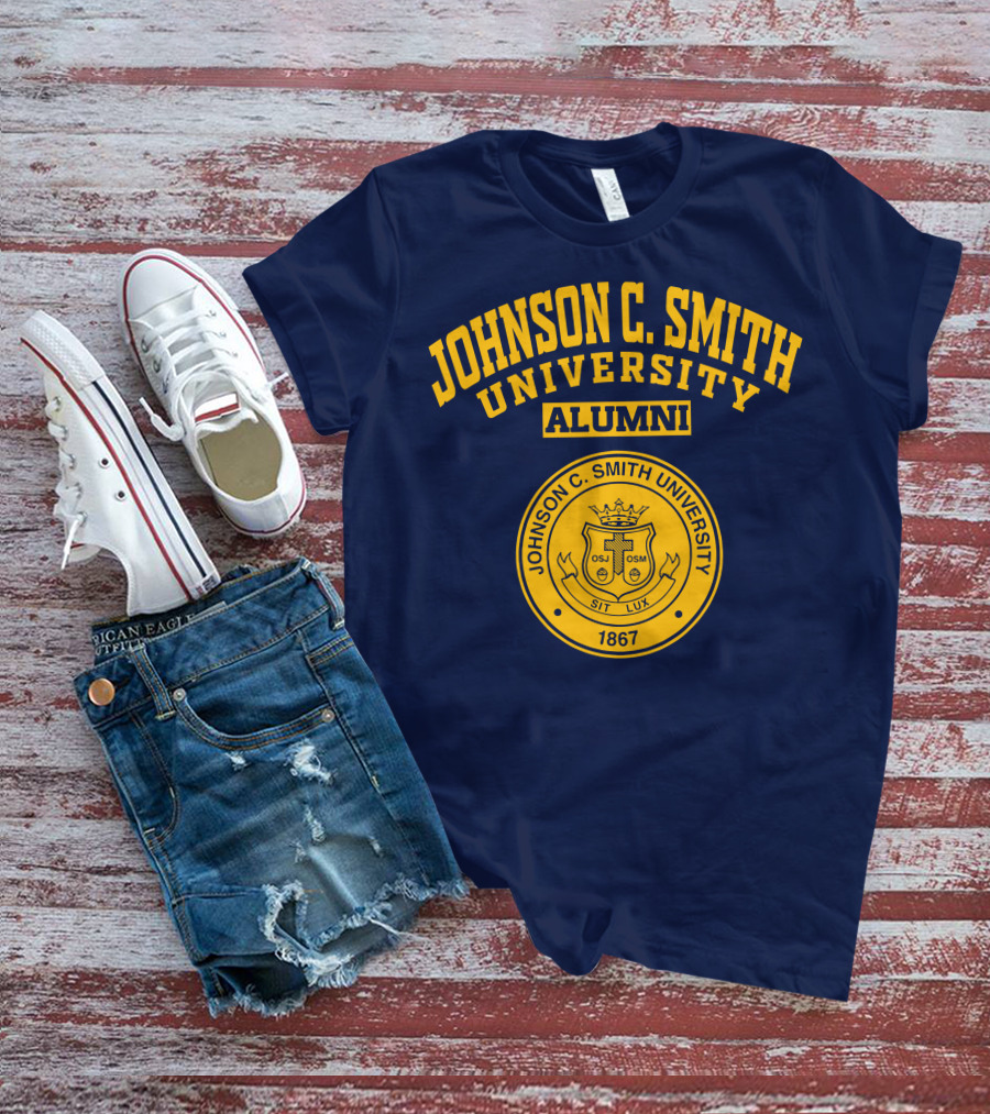 Johnson C Smith University Alumni 1867 Seal Sit Lux T-Shirt