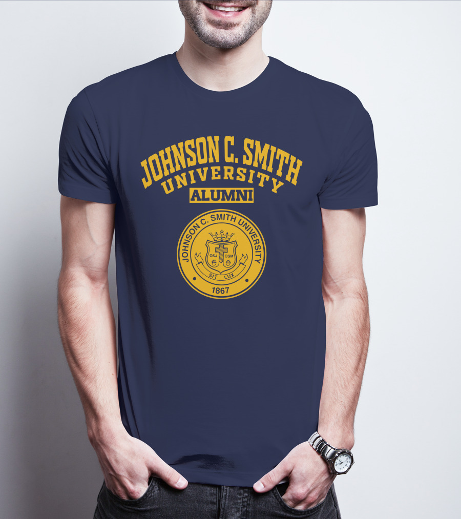 Johnson C Smith University Alumni 1867 Seal Sit Lux T-Shirt