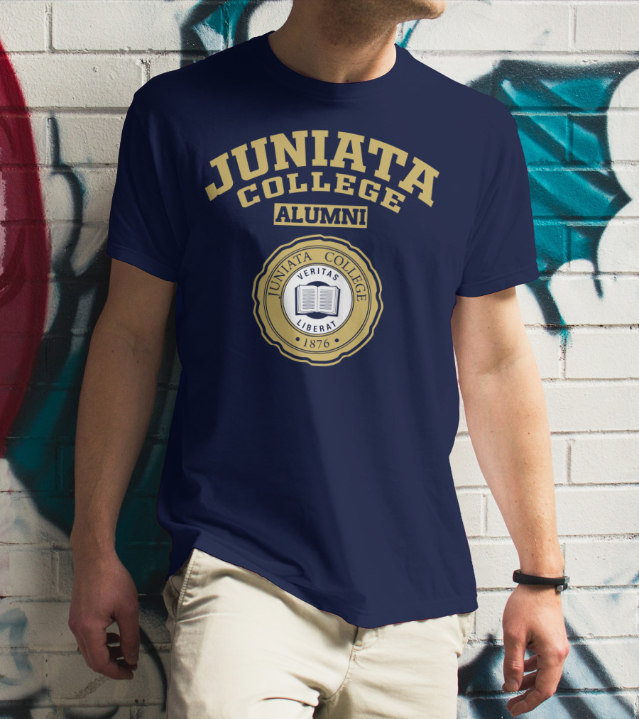 Juniata College Alumni Veritas Liberat Emblem 1876 T-Shirt