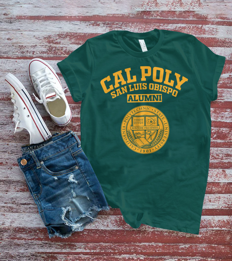 Cal Poly San Luis Obispo Alumni California Polytechnic State University Seal T-Shirt