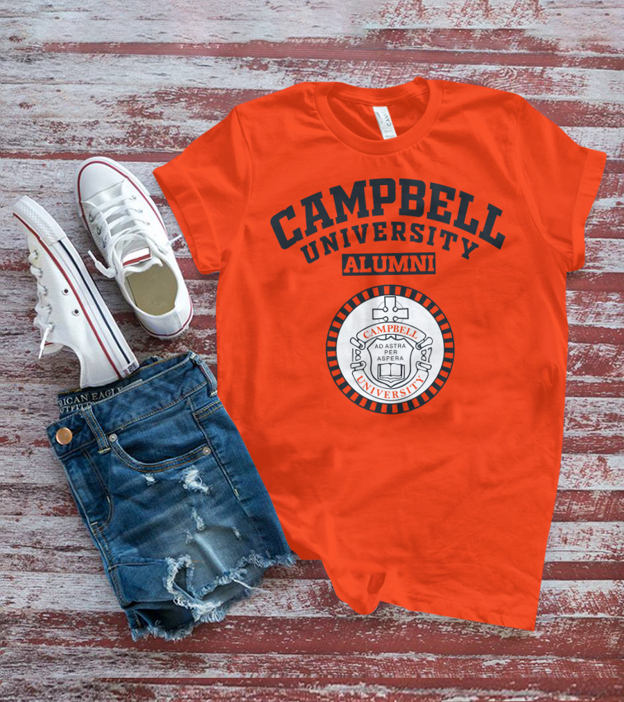 Campbell University Alumni Ad Astra Per Aspera Seal T-Shirt