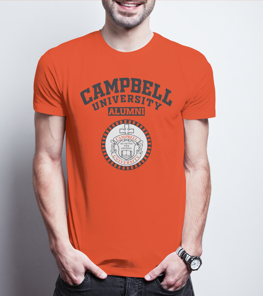 Campbell University Alumni Ad Astra Per Aspera Seal T-Shirt