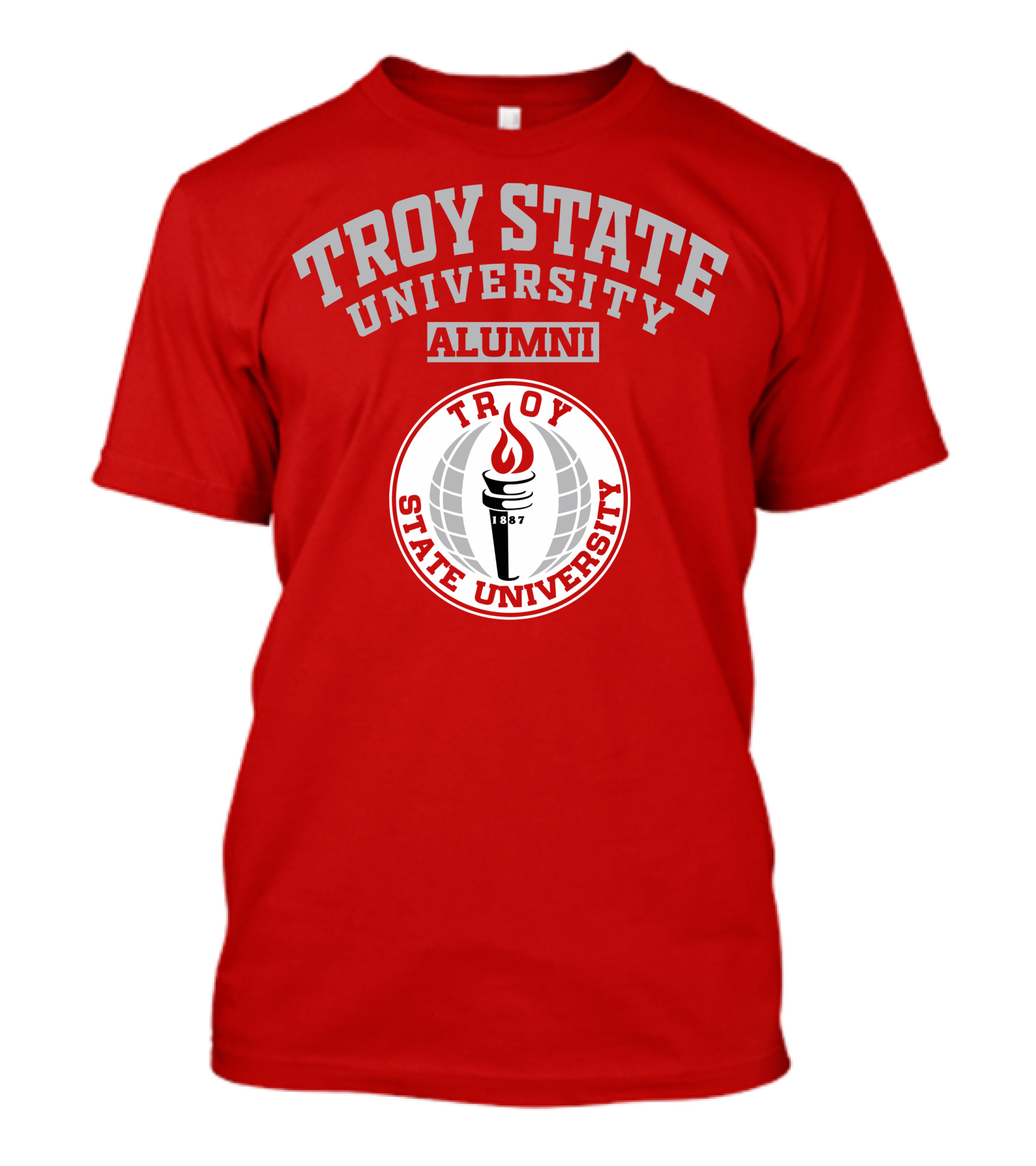 Troy State University Alumni 1887 Torch T-Shirt