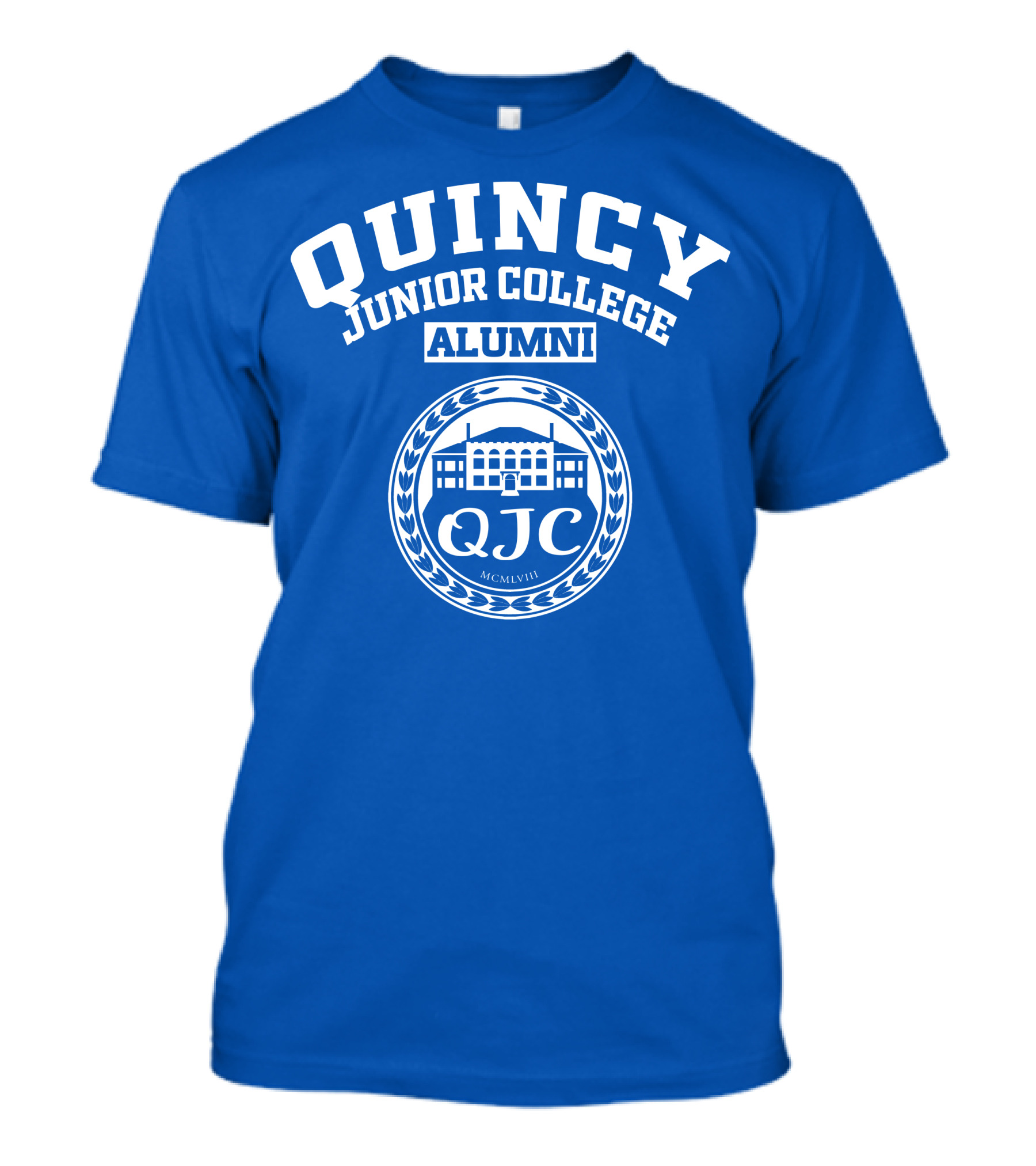 Quincy Junior College Alumni QJC MCMLVIII T-Shirt