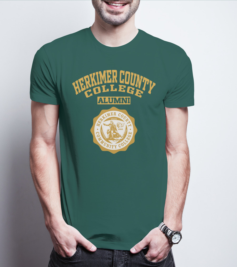 Herkimer County Community College Alumni Emblem 1966 T-Shirt