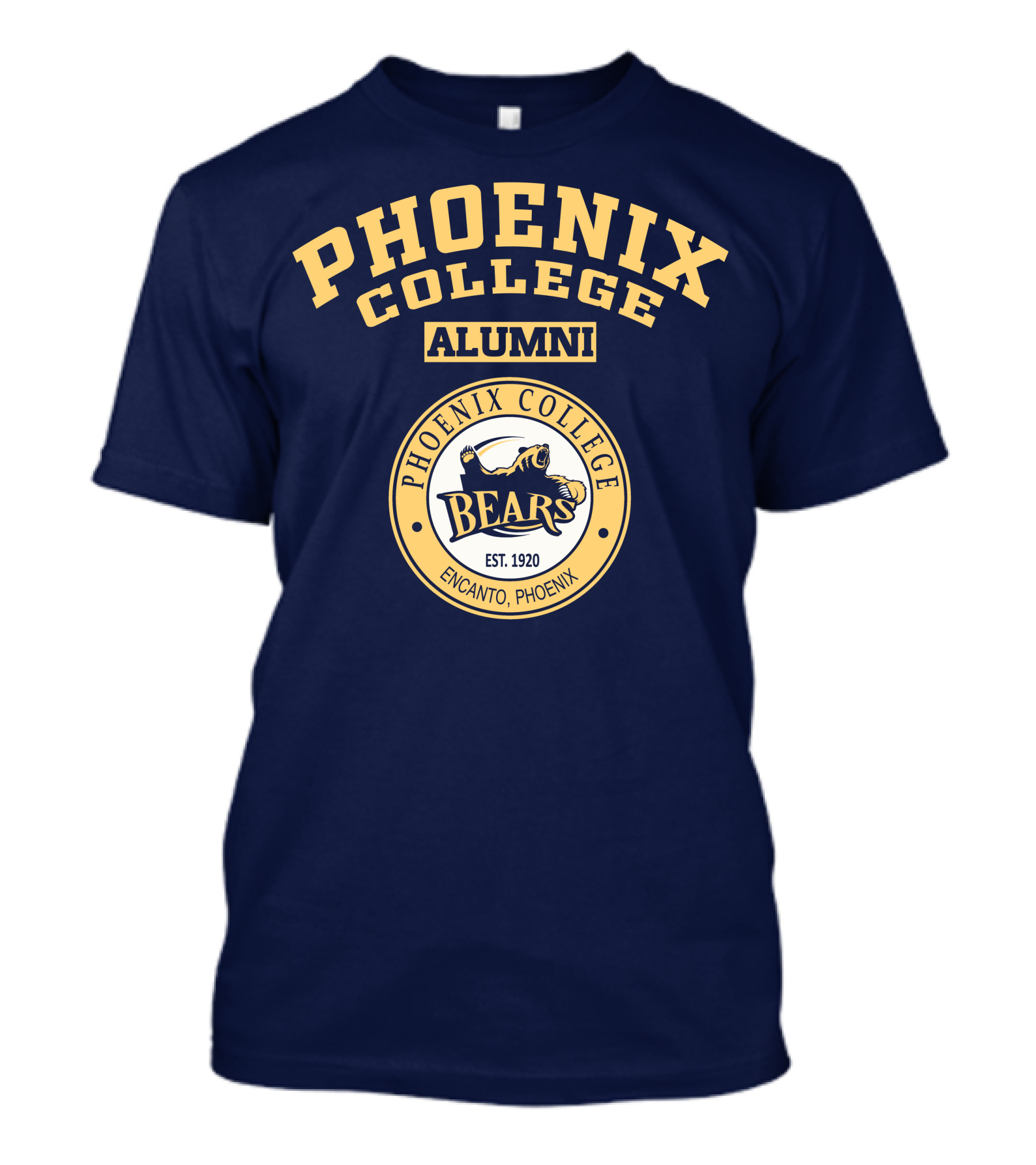 Phoenix College Alumni Bears Est. 1920 Encanto T-Shirt