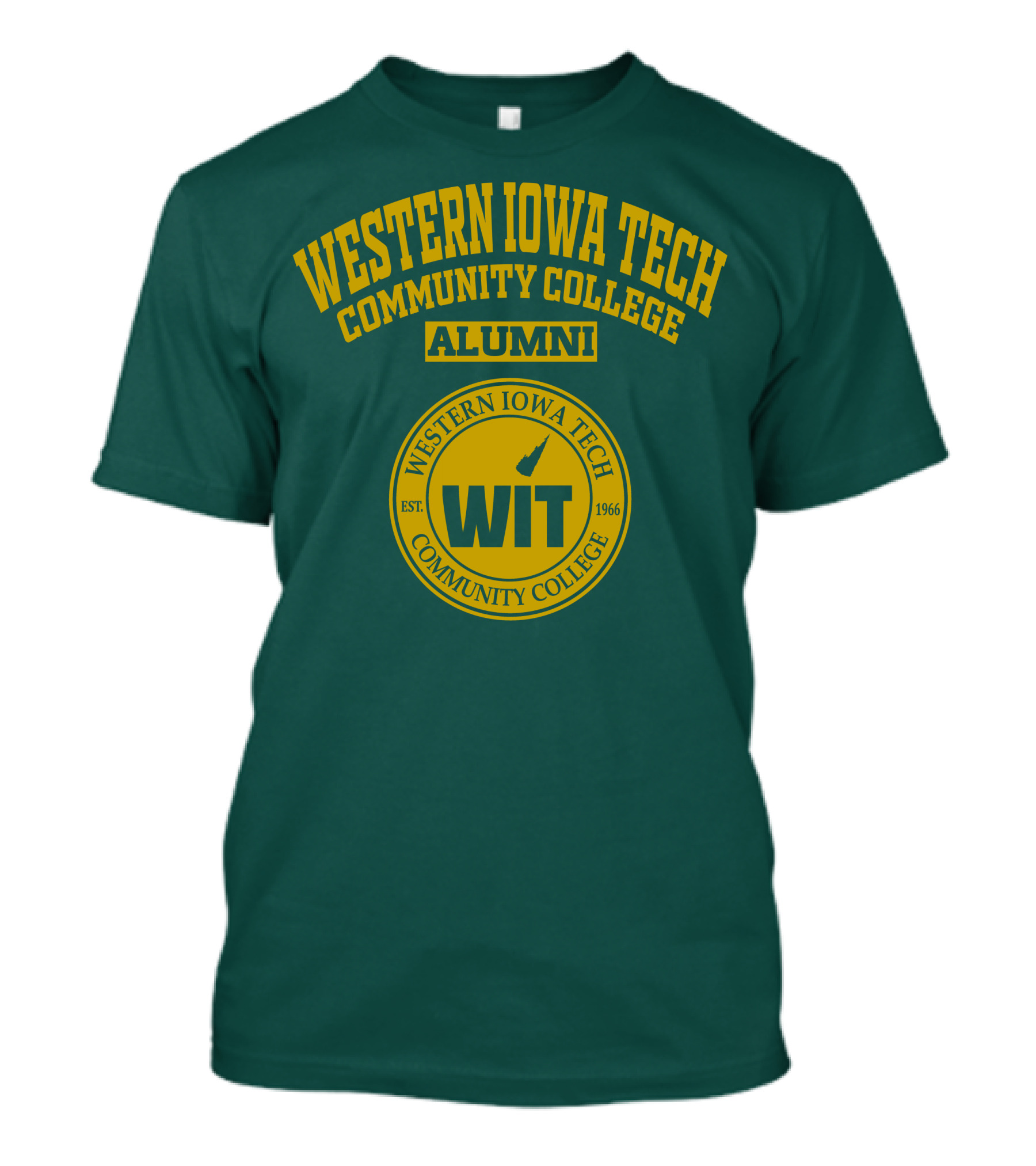 Western Iowa Tech Community College Alumni WIT Logo Est. 1966 T-Shirt